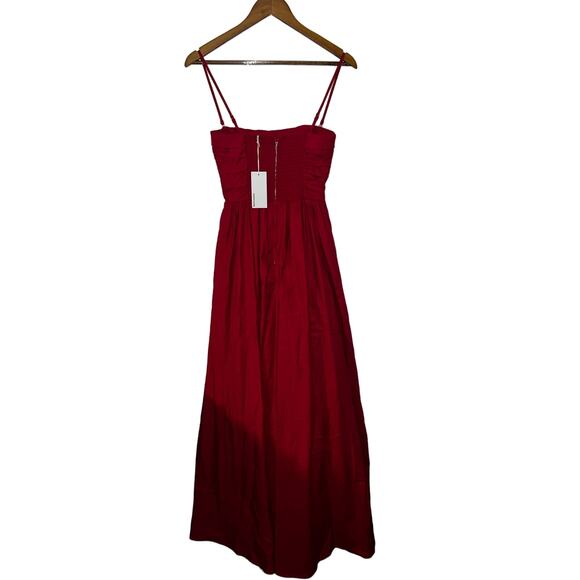 Reformation Kastoria Dress Hot Pink size 2 NWT - Picture 8 of 10